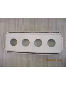 Mesa interior madera pintado blanco abatible 63x28cm