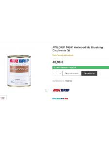 AWLGRIP T0201 Awlwood Ma Brushing Disolvente Qt