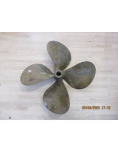 Helice bronce 4 palas 20x23' eje 40mm. dextrogira