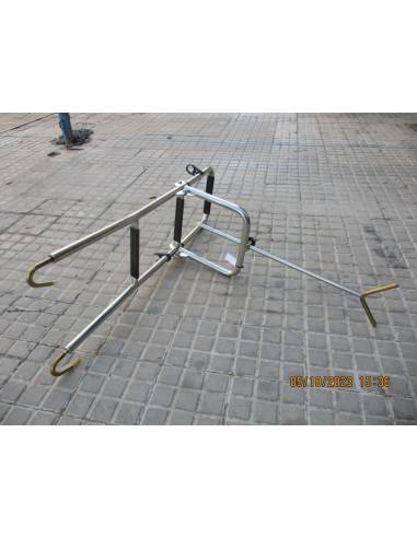 Stainless steel bow ladder three steps