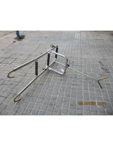 Escalera inox proa tres escalones