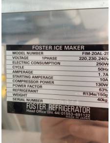 Foster Aice maker FIM-20AL-25  220v