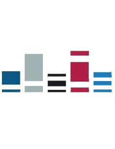 Decorative ribbon 1 burgundy color