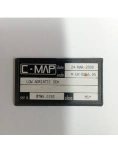 Une lettre C-MAP Basse mer Adriatique