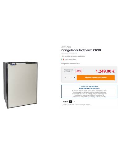 Nevera congelador ISOTERM CR90F