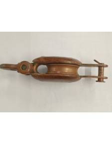 Polea madera MERRYMAN arraigo y grillete