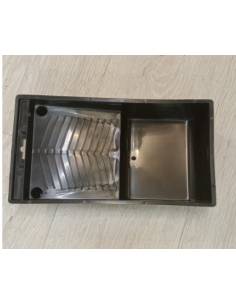 Flat plastic paint bucket 11cm