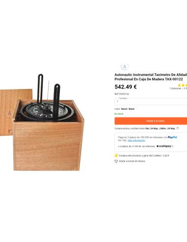 Autonautic Instrumental Taxímetro De Alidada...