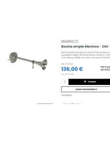 Bocina ISO 9001 HYF-305LTP 24V