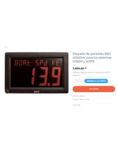 B&G pantalla H3000  40/40 HV display pack 2