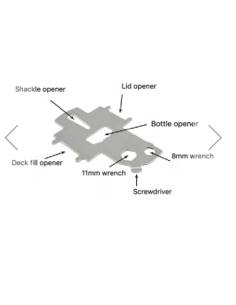 Davis multi tools open shackles etc 2