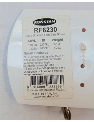 Ronstan moschettone veloce RF6230