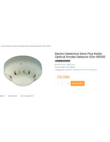 Electro detectores Detector de humo óptico radioeléctrico EDA-R5000