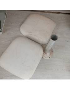 Asiento piloto + pie y respaldo