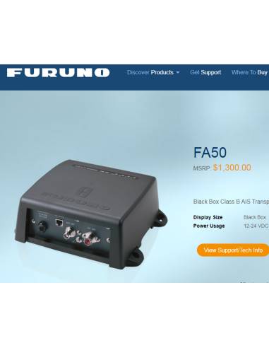 Fouruno AIS CLASS B FA-50 TRANSPONDER