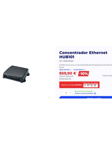 Concentrador Ethernet HUB101