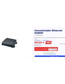 Concentrador Ethernet HUB101