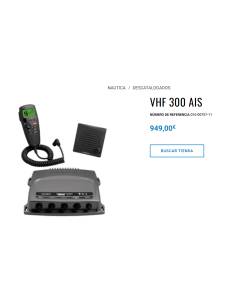 Garmin vhf 300i  AIS transpondedor CLASS A 2