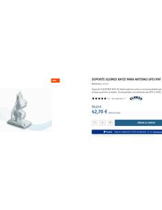 Soporte Glomex Ra135 Para Antenas Gps/Vhf 2