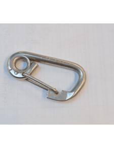 Mosqueton inox arnes 80mm