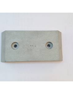 Anodo placa 1.8kgs 155x75x25mm