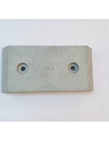 Anode plaque de 1,8 kg 155x75x25mm