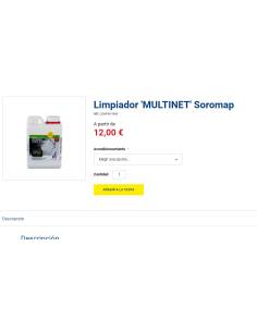 Cleaner 'MULTINET' Soromap 500ml 2