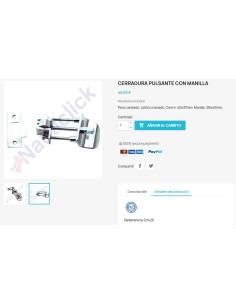 Pulsant lock with handle 2