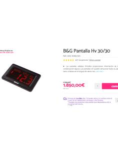B&G 30/30 HV display multifuncion 2