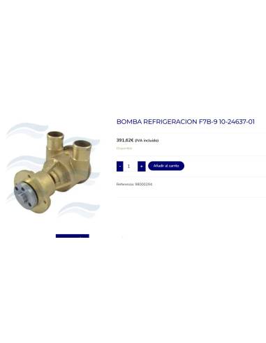 Johnson pump boma agua salada F7B-9  10-24637-01