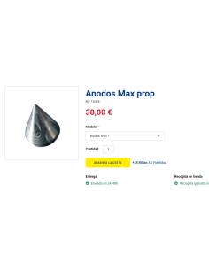 Ánodos Max prop BIPALA 63 2