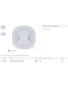 Supporto in ottone grigio 96x96