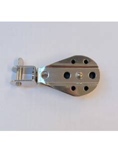 Poulie émerillon simple en acier inoxydable 30 mm en...