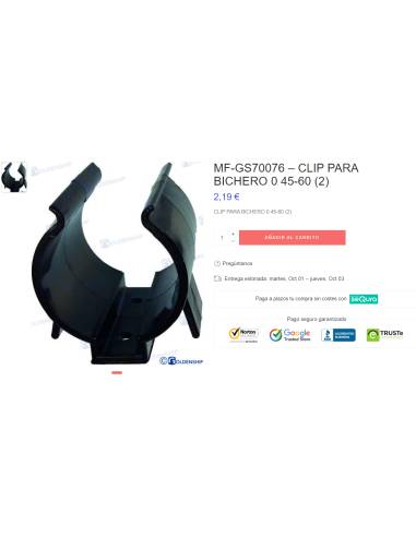 Clip para Bichero 45-60mm (x2)