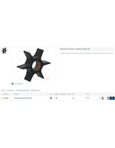 Impeller Suzuki 20x67x19 6p T3 2
