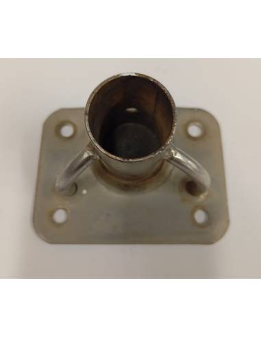 stanchion steel stainless rectangular base tube...