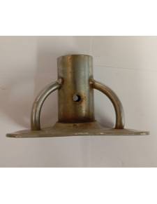 stanchion steel stainless rectangular base tube 25 mm.