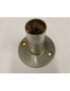Tintero acero inoxidable base redonda tubo 25 mm.