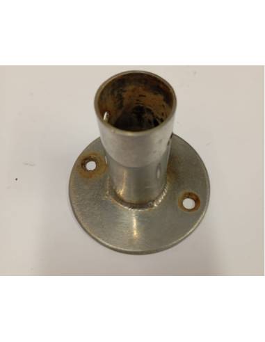 Tintero acero inoxidable base redonda tubo 25 mm.