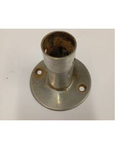 Tintero acero inoxidable base redonda tubo 25 mm.