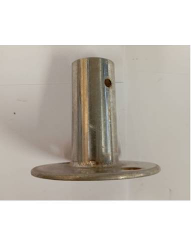 Tintero acero inoxidable base redonda tubo 25 mm.