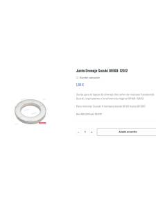 Tapon Carter Board OMC/Johnson / Suzuki