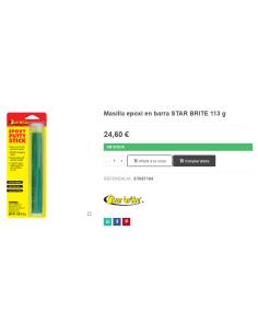 Barra Epoxi Fibra Vidrio 113gr 2