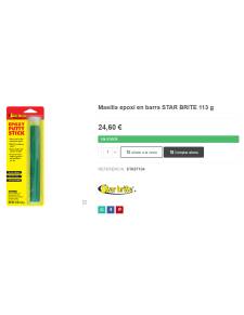 Barra Epoxi Fibra Vidrio 113gr