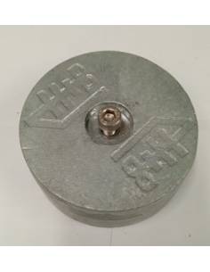 Anodo zinc doble 2.2 kgs redondo  100x40mm