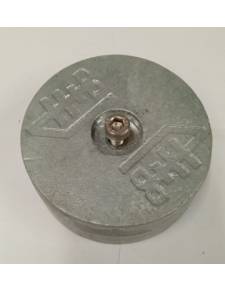 Anodo zinc doble 2.2 kgs redondo  100x40mm