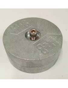 Anodo zinc doble 2.2 kgs redondo  100x40mm