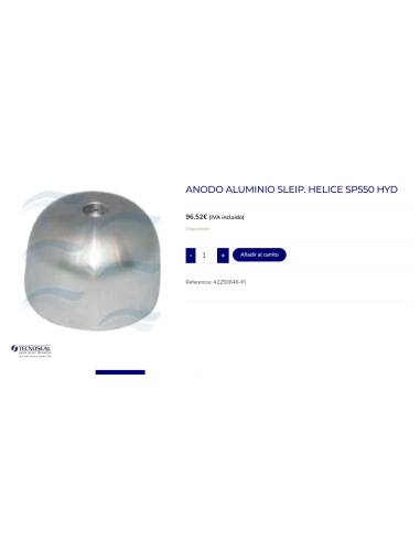 Anode aluminium SLEIP. SP-550HYD SH400-5