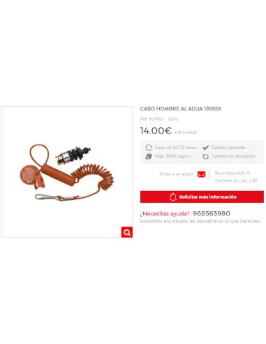 Cabo Seguridad Encendido