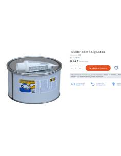 Sadira Polyester resin 1.5 kg 2